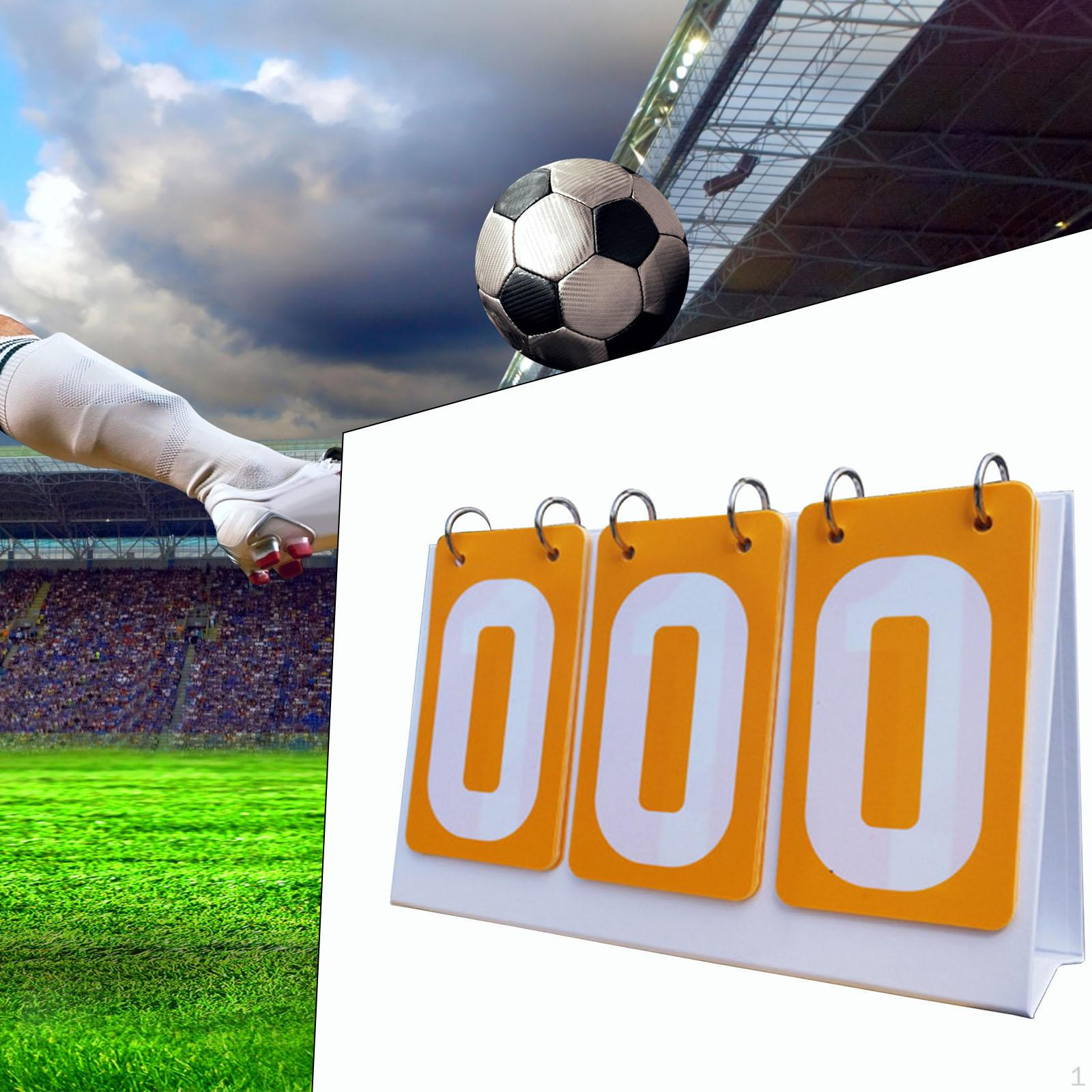

Флип-табло Score Flipper 3 цифры Scorekeeper Keeper для волейбола жёлтый