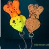 1Pcs Two sections 3D Fishing Lure 2g 2.9cm/6g 4.2cm Artificial Bait Durable Hard Squid Bait  Fishing