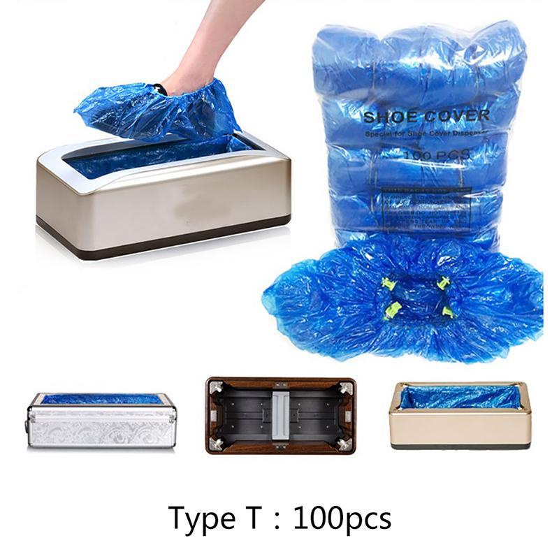 

100 шт. бахилы с Т-образной G-образной пряжкой для автоматических диспенсеров бахил as the picture