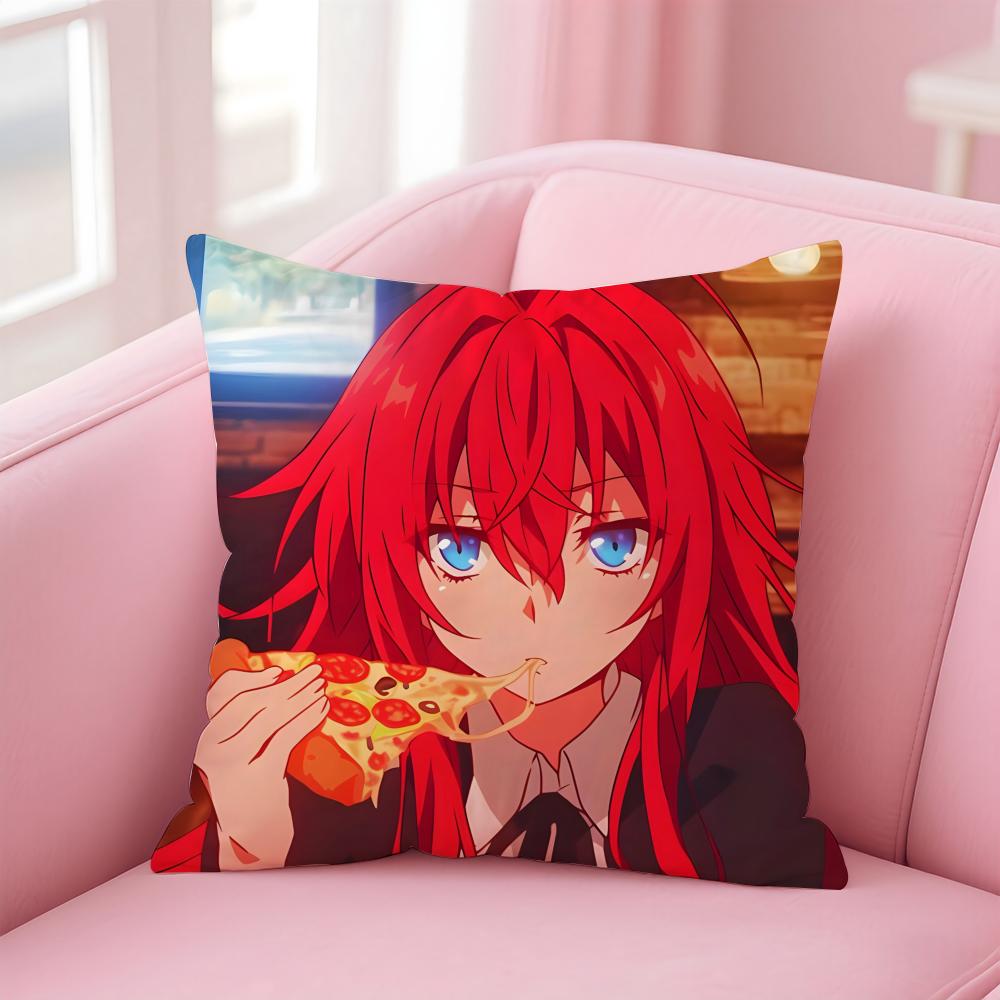 Anime Cartoon HHigh SSchool DxDBeautiful Cushion Cover Pillow Case Soft Skin Friendly Fabric  Concealed Zipper