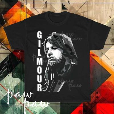 Nuova T-shirt con logo David Gilmour For Men and Women Taglia da S a 5XL