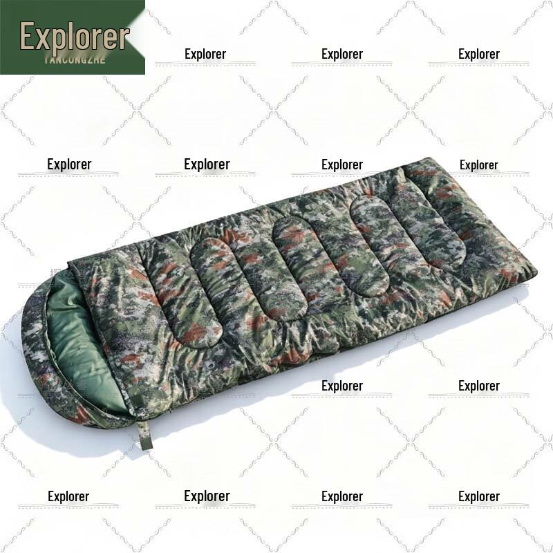 Tancunzhe Camouflage Envelope Camping Sleeping Bag
