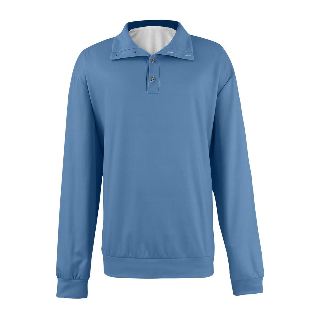 Men's Solid Color Shirt Plus Men's Long Sleeved T-shirt Minimalist Sweatshirt