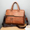 New Portable Men's Briefcase Computer Crossbody Business Leisure Business Travel Office Shoulder Bag