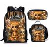 Cartoon Printing Casual Shoulder Bag Junior High School Students Large Capacity Backpacks