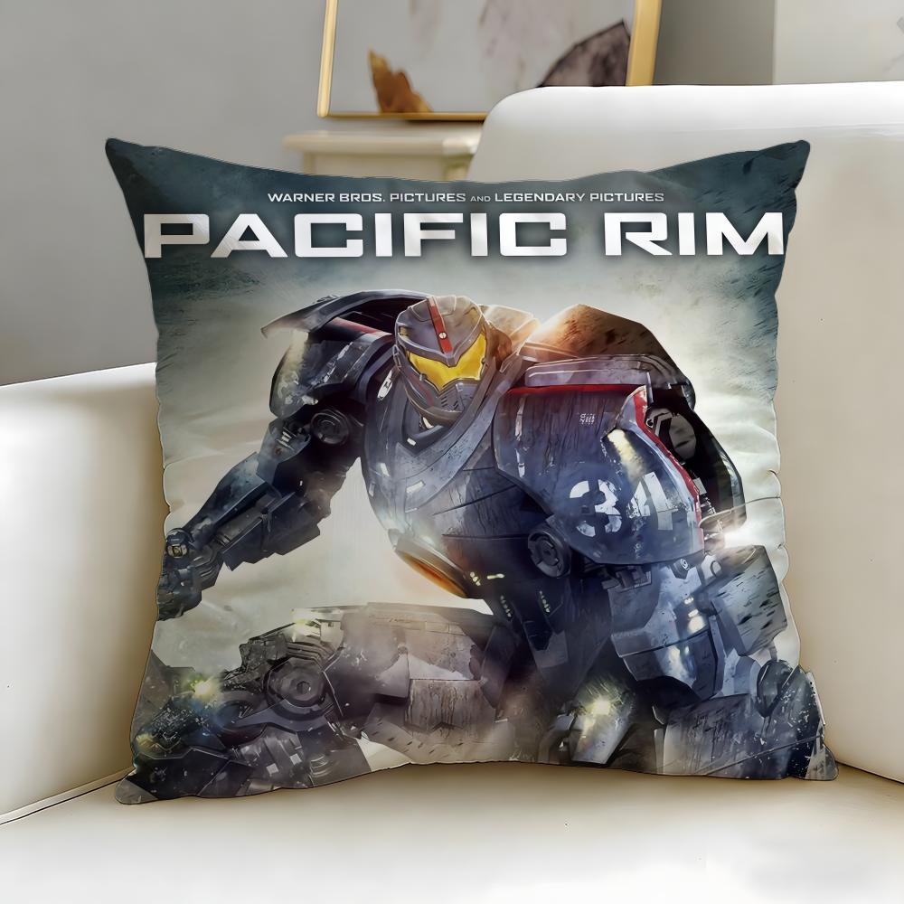 Classic Movie Pacific Rim Cushion Cover Soft & Easy-Wash Pillow Case – Versatile for Couch, Bed, Travel and Office
