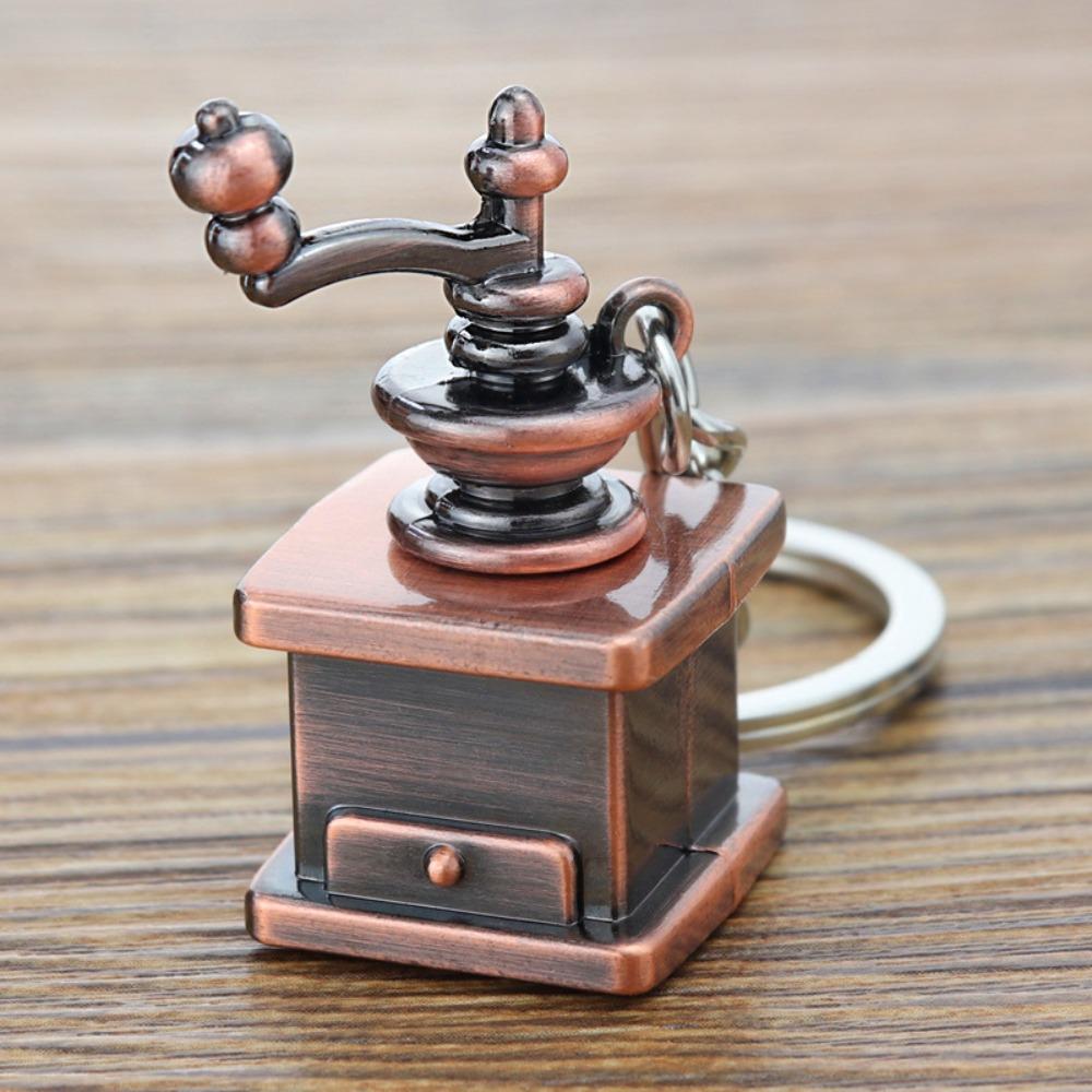 Mini Coffee Handle Keyring Pitcher Creative Barista Coffee Keychain  Birthday Gift