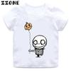 Halloween Town Pumpkin King Jack Skellington Print Kids T-Shirts Funny Girls Clothes Baby Boys T shirt Summer Children Tops