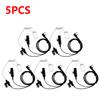 1-10pcs Walkie Talkie Earpiece Headset 2 Pin Acoustic Tube Practical Headphone PTT MIC Accessories for Baofeng Kenwood UV-5R