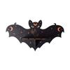 Halloween Bat Wall Floating Shelf Faux Crystal Display Shelf Wooden Candle Holder Wall Shelf Decoration Living Room Bedroom Bathroom Storage Rack