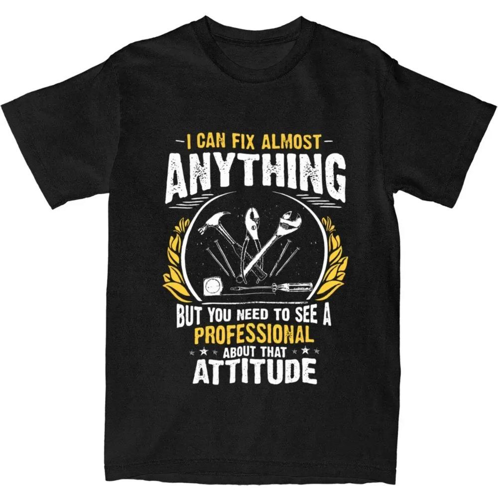 

Профессиональный мастер на все руки Fixer аксессуары Футболки Мужские Женские Разнорабочие Разнорабочие Ремонтник Повседневный Хлопок Новое поступление XXXXXL