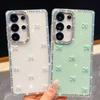 Samsung Galaxy A57 Glitzer Strass Schleife Handyhülle
