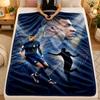 Flannel BlanketKylian Mbappe Warm Soft Throw Blanket for Indoor Sofa Bed Living Room Use