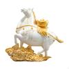 Horse Figurine Animal Sculpture Resin Fine Workmanship Chinese Feng Shui Tabletop