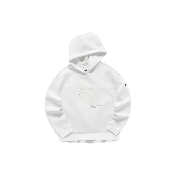 New FILA Sweatshirt Women's Standard White F11W218209F-WT