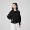 Orchid Essence Women's Sand Washed Modal Hoodie Cardigan - Casual and Versatile Sweatshirt