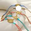 MamacitaSlay Bracelet en Corde Tressée à la Main Style Océan en Acier Inoxydable 316L Plaqué Or 18K Bijoux Étanche Bracelet pour Femme Cadeaux