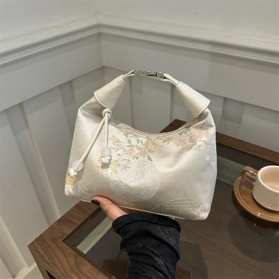 2025 New Chinese Style Handbag, Fine Embroidery Crossbody Shoulder Bag for Women, Fashion Tote Daily Party Gift