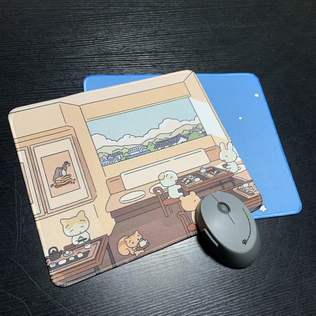 Green Small Mouse Pads Mouse Carpets Cute Desk Mats Kawaii Tulip Gaming Accessories Mouse Mat Gamer Surface for Computer Mouse