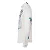 Cozy Up Men's Hipster Printed Slim Fit Long Sleeve Button Up Satin Dress Shirts