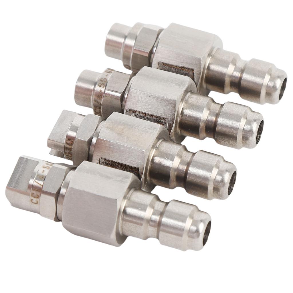 4 Way High Pressure Washer Nozzle 1 4 Inch Quick Connect 4GPM J Rod Hose Nozzle for Soft Wash System