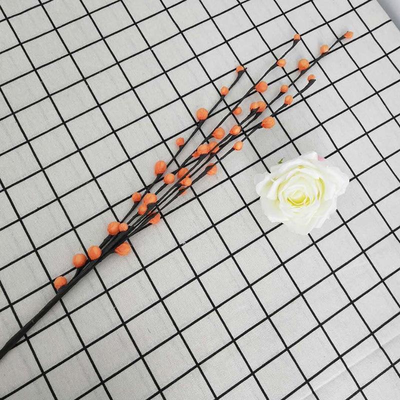 Doğrudan Satış Yeşil Bitkiler Üst Düzey Simülasyon Gümüş Söğüt Yapay Çiçek Simülasyon Çiçek Dalı Erik Tomurcuğu Modern Ev Dekorasyonu