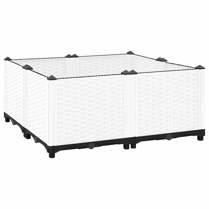 VidaXL Lit surélevé 80x80x38 cm Polypropylène 153318