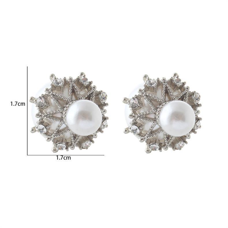 Promi Damen S925 Perlenstecker: Elegantes Two-Wear-Design mit Silbernadel für einen luxuriösen Touch