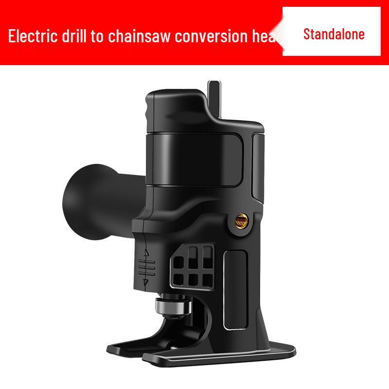 Handheld Jigsaw & Chainsaw Electric Drill Conversion for Woodworking