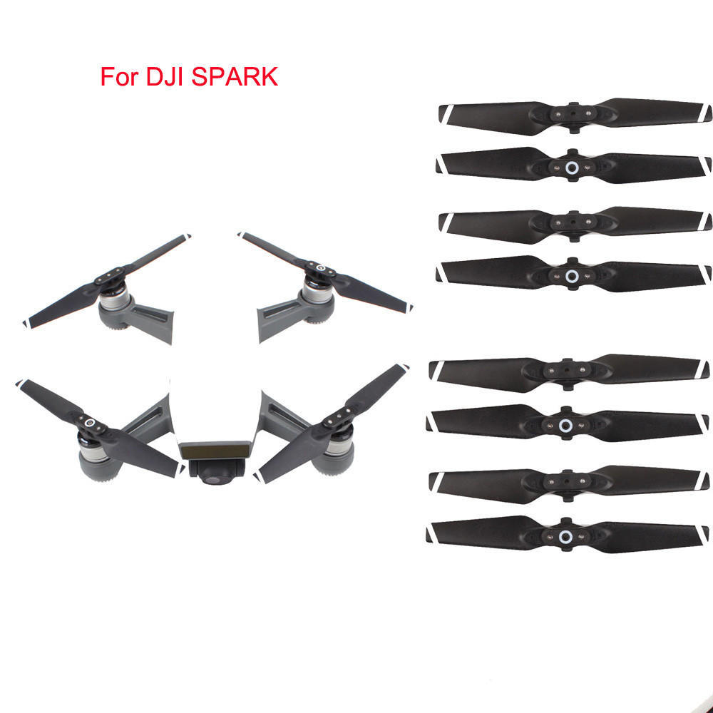 Cheap 8pcs Propellers for DJI Spark Drone Folding Blade 4730F Props RC