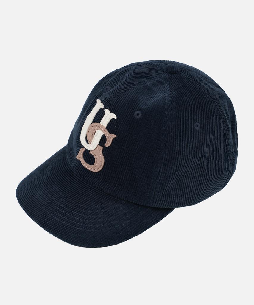 FRIZMWORKS Corduroy Us Logo Ball Cap _ Navy