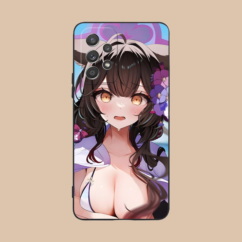 

Чехол для телефона Blue Archive Kosaka Wakamo для Samsung Galaxy A56 55 54 53 52 51 36 35 34 23 16 15 5G Цветная крышка для мобильных телефонов Роскошный Galaxy A16