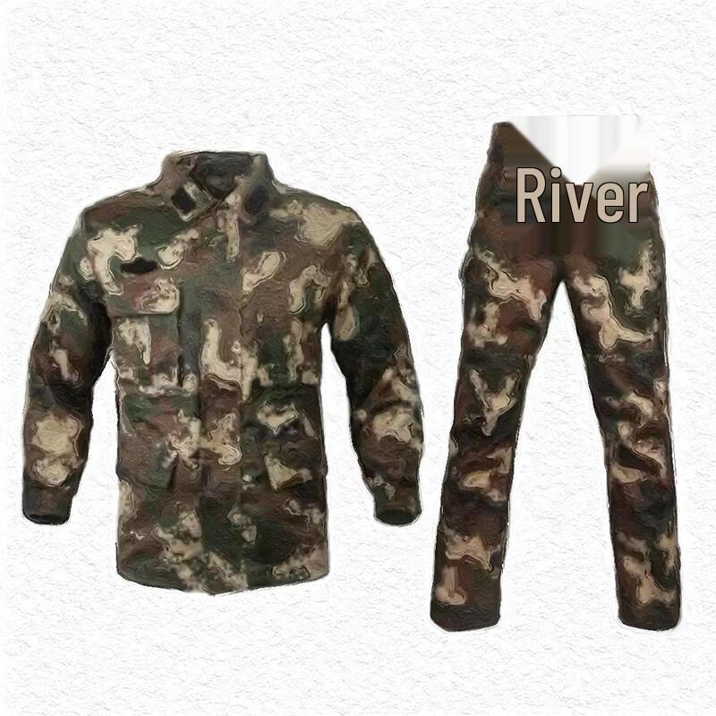 Camouflage Short Sleeve Military Training Uniform Set