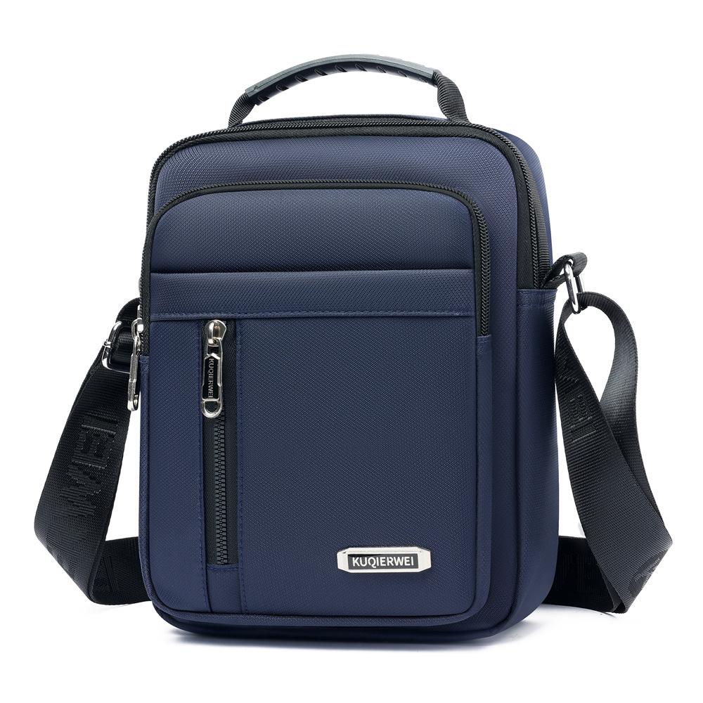 Mens Oxford Crossbody Bag Waterproof Small Shoulder Satchel Business Travel Messenger Purse