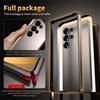 Titanium Metal TPU Frame Hybrid Armor Phone Case for Samsung Galaxy S26 Ultra S25 S24 Ultra Plus Lightweight Hard Bumper Anti Drop Protect Cover