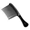 Wide Tooth Comb Professional Barber Styling Accessory Lightweight PP Material Detangling Comb for Salon Home Thick Curly Hair