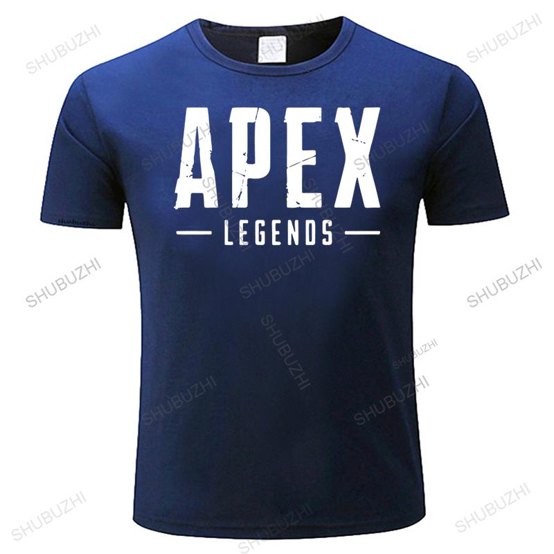Apex Legends T Shirt Black Men Tee Titanfall Game Logo Print Cotton tee shirt EU Size Short Sleeve Summer Tops Homme