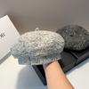 Xiaoxiangfeng Beret Women's Autumn and Winter New Temperament Versatile British Style Octagonal Hat Showing Face Little Painter Hat