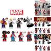 Xinhong G0124 Superhero Series Space Spider Small Particle Children's Building Blocks Toy Bag