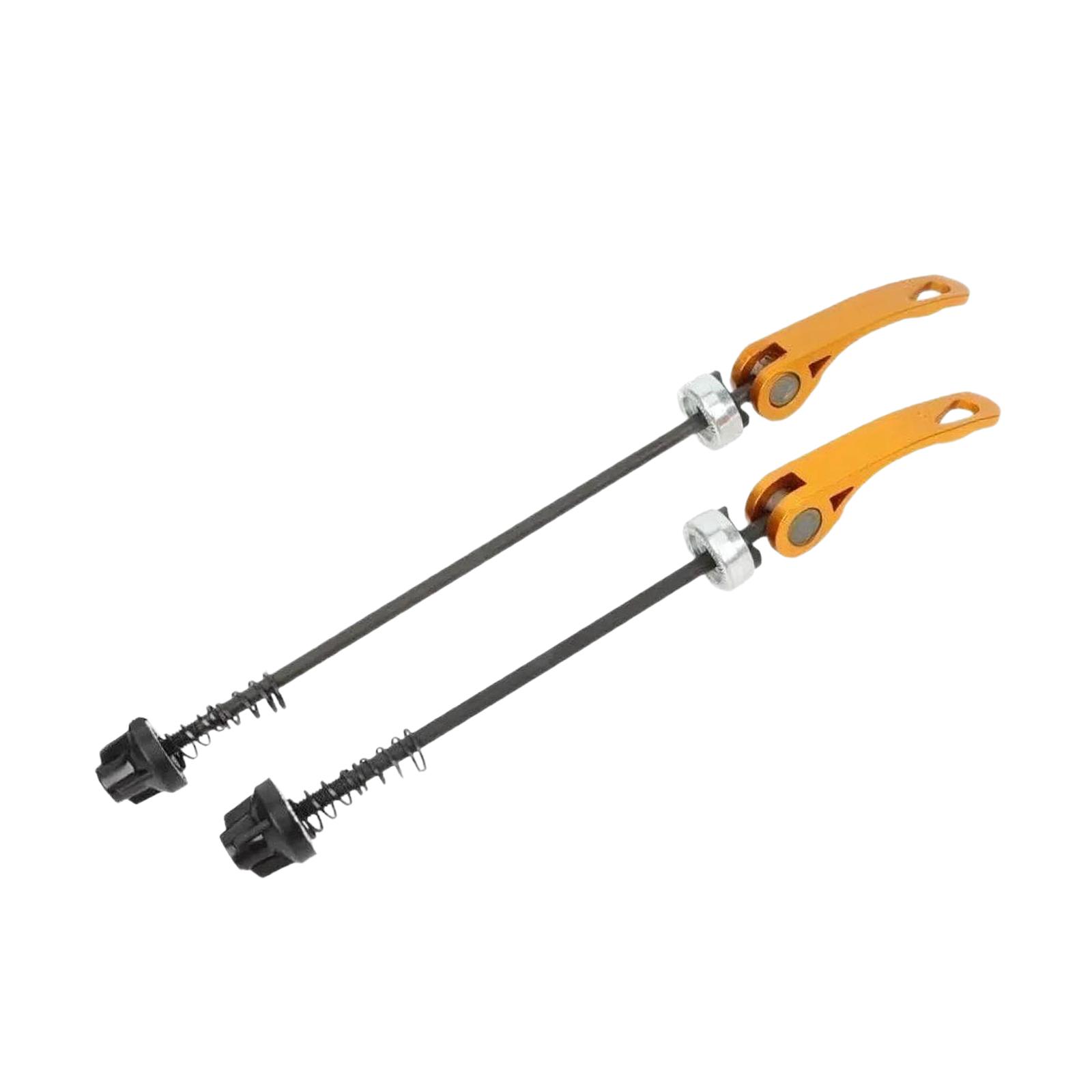 Bike Quick Release Skewer Replacement Set Metal Front Rear Wheel Hub Axles for Mountain Bikes 29