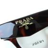 Excellent PRADA Glasses With Logo Brown Marble Women VPRA11-D Used