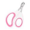 Stainless Steel Cat Nail Scissors - Round Hole, Blood-Proof, Pet-Friendly