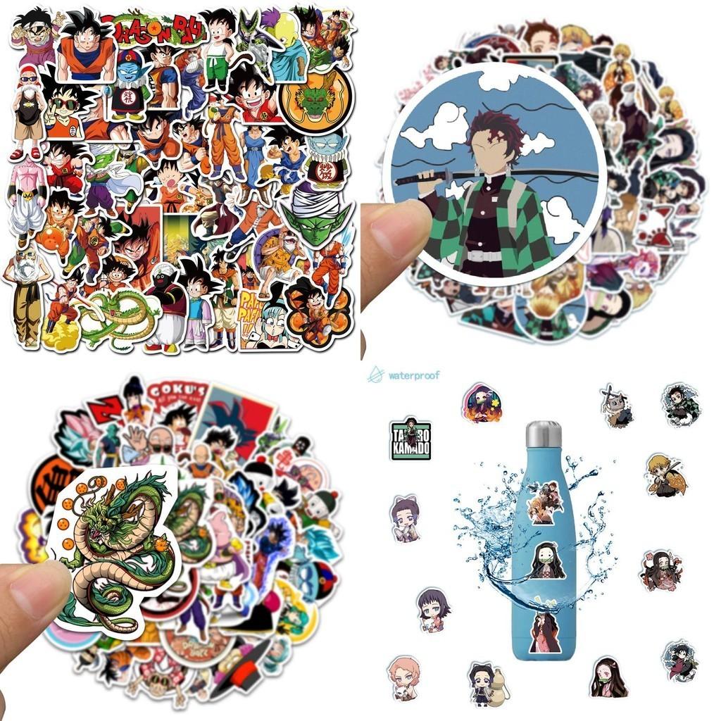 50-piece Unique Japanese Anime "demon Slayer" Graffiti Stickers For Personalizing Luggage Skateboards And Notebooks Durable Stickers