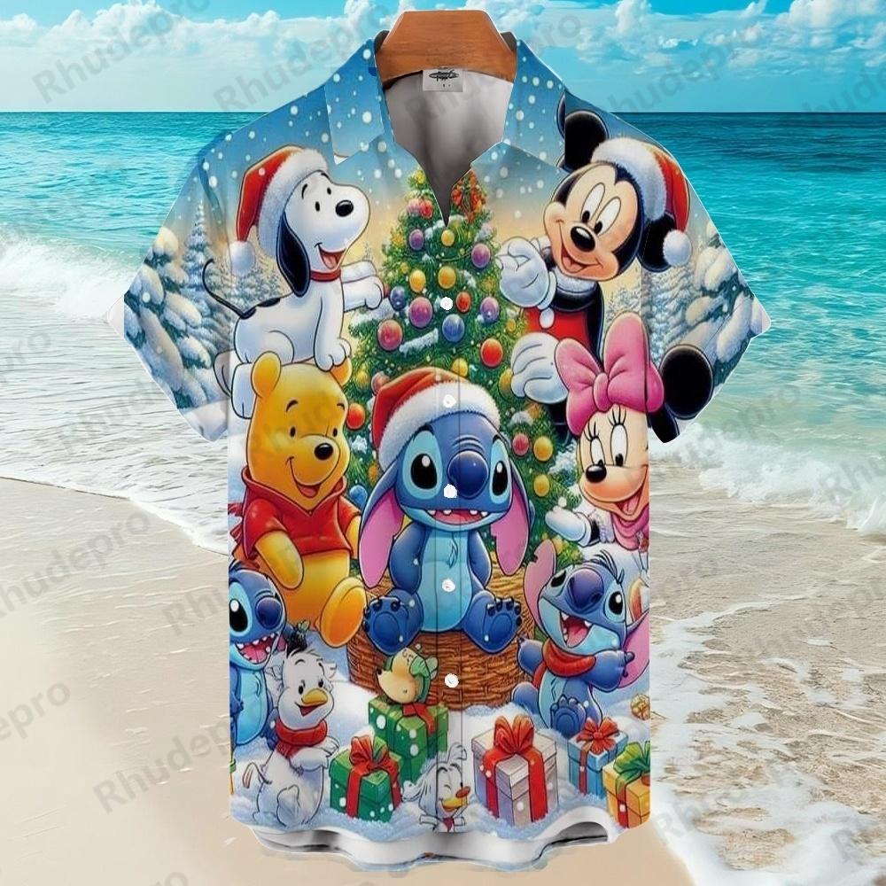 

Disney 2025 Новые Мужские Футболки с 3D-принтом Микки Мауса, Летняя Мода, Уличный Тренд, Ретро Бутик Топы, Рубашка Мужская 3XL разноцветный