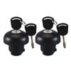 2Set Car Fuel Tank Cap Filler Cap Inner Cap Lock With Keys 9C119K163AA For Ford Transit 2006-