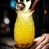 Single Serving Glass Pineapple Shape Cocktail Glass, 480ml Embossed Tumbler for Juice Hot Heat Resistant Glassware Beverages, Creative Bar Whiskey,