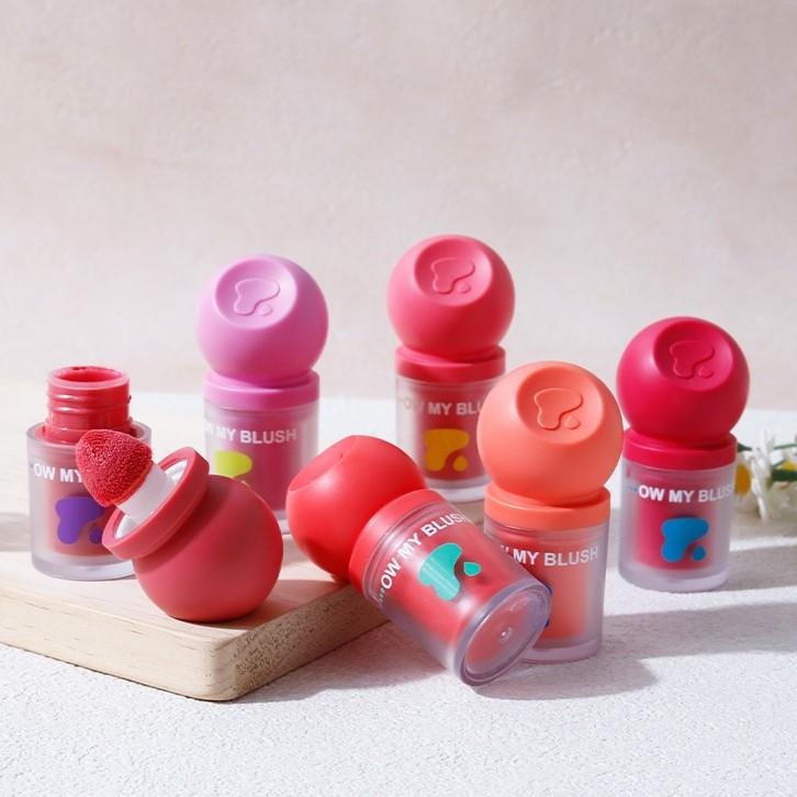 Colorete Líquido, Fórmula Ligera y Luminosa - Color Construible, Tipo Stick, Ideal para Viajar, Múltiples Tonos