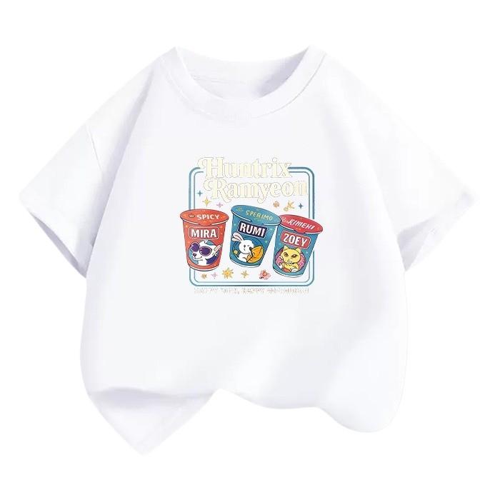 Kids Girls Kpop Hunters Zoey Mira Rumi Rumi Zoey Mira Print T-shirt 110cm белый