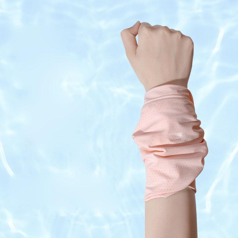 

Summer Thin Sports Wrist Sweatband, Women Running Cycling Cold Feeling Wrist Towel, Quick-Drying Absorbent Wristband for Fitness