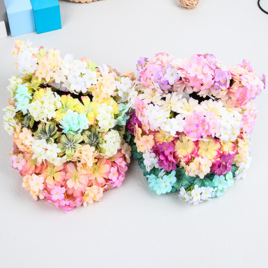 Fashion Women Bride Flowers Headband Chinese Style Flower Crown Hairband Ladies Elastic Beach Wedding Hair Accessories Headband